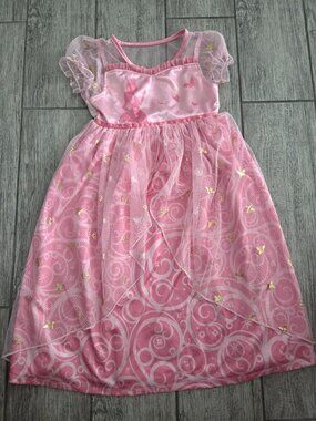 Wicked Glinda Toddler Girl Nightgown Pajamas Dress Pink Tulle XS 4/5